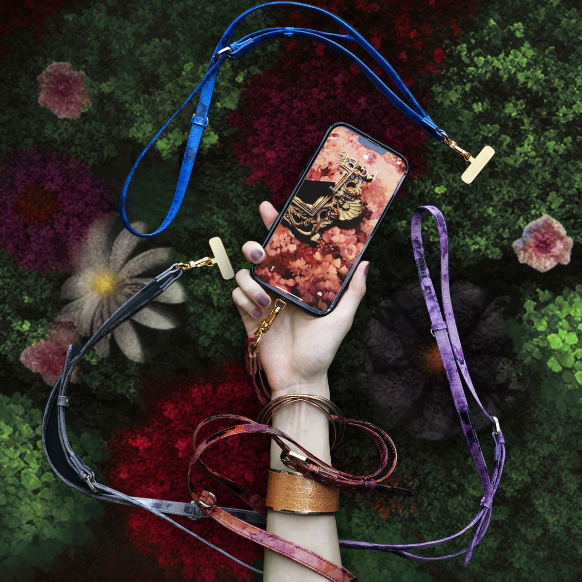 FRUTTI】連れてって。花たちが待つ場所へ。スマートフォンショルダー