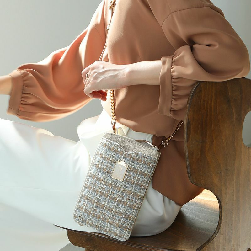 HerSchedule Palme Cristal Tweed スマホショルダー HerSchedule】スマートフォンショルダー Palme CristalTweed（パルミー
