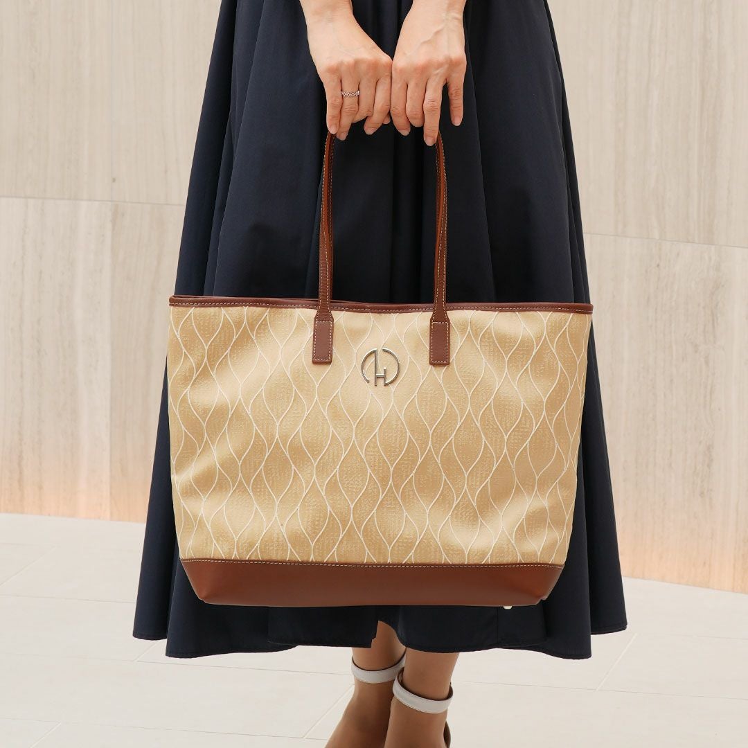 【傳濱野】《Summer Limited》こころほどける波音模様のサマートートNerea（ネレア）