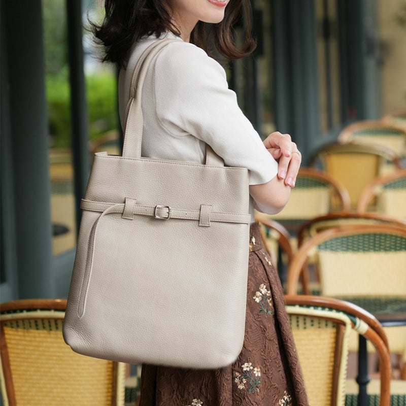 【傳濱野】イタリアンレザーでお仕立てする、大人の品格お稽古トートCecile（セシル）