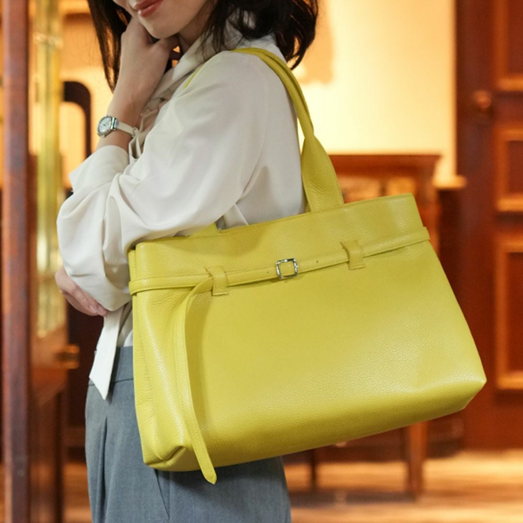 【傳濱野】仕事終わりの自分時間も楽しむ、たっぷりA4サイズ“寄り道トート”Cecile Apero（セシル アペロ）